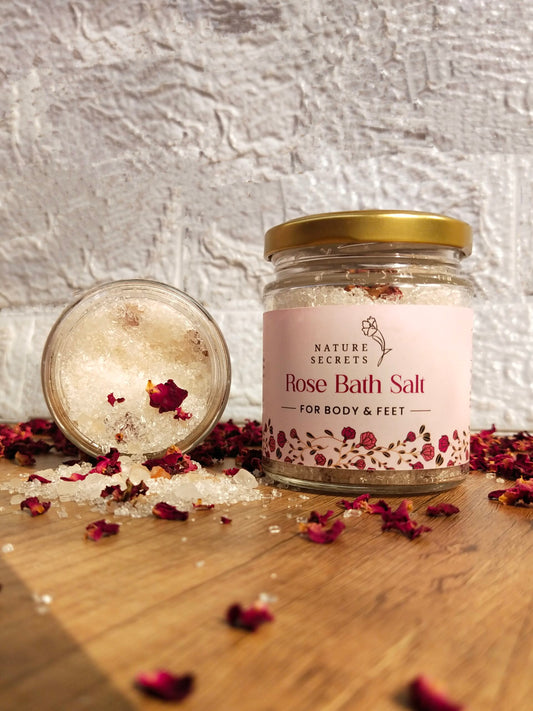 Rose Bath Salt (200gm)