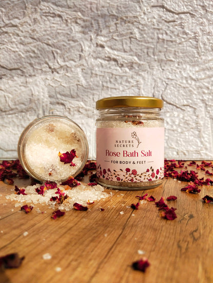 Rose Bath Salt (200gm)