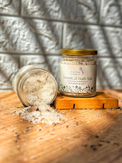 BOTANICAL BATHSALT  (Lavender & Mint 200gm)