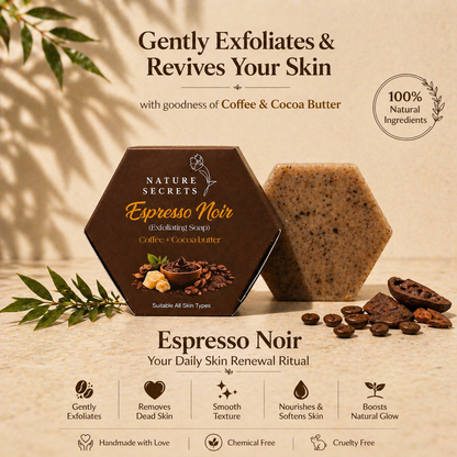 Espresso Noir (Exfoliating Soap) (115 gm)