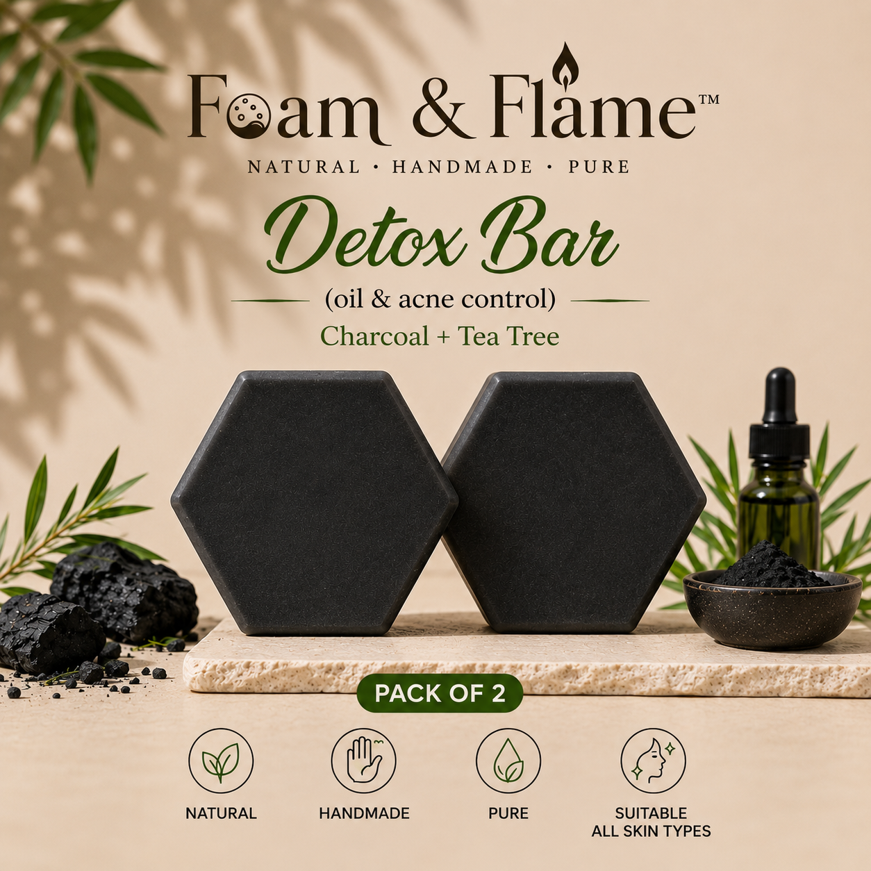 Detox Bar (Oil & Acne Control) (115 gm)