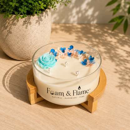 Rosette Radiance Big Jar Candle/NATURE SECRETS