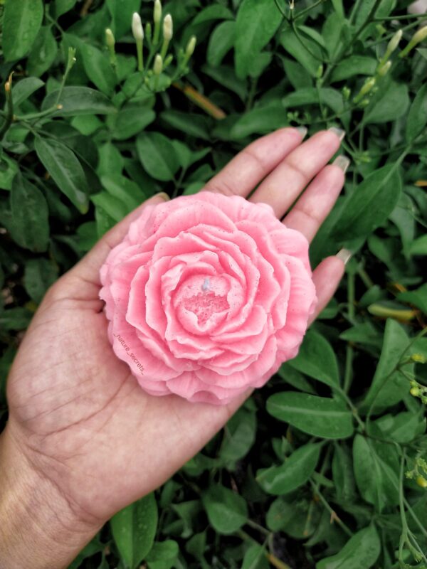 Peony flower candle - Image 2